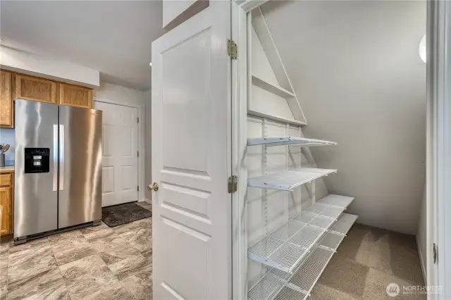 Extra storage on the main floor