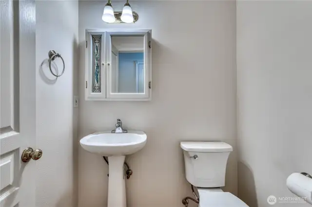 Main floor half bath