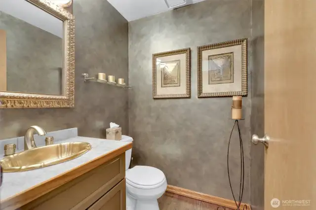 Main floor powder room.