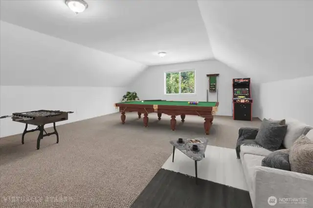 Perfect space for game room, extra bedroom, theatre room - the options are endless.
