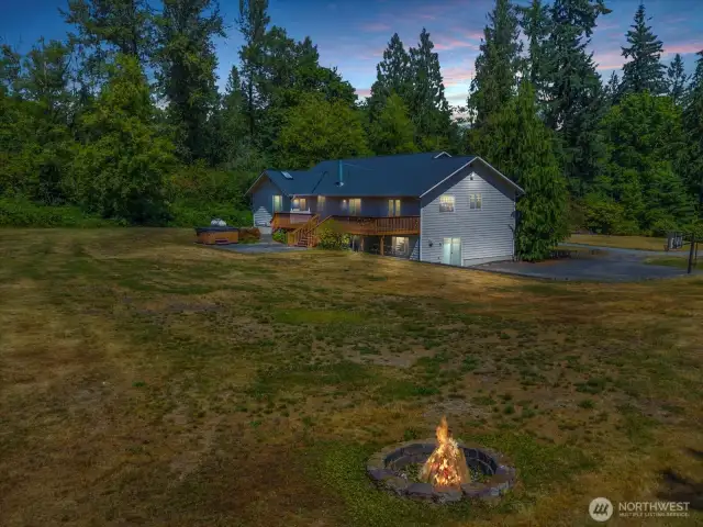 7.5 acres of privacy for the ultimate entertaining spot.