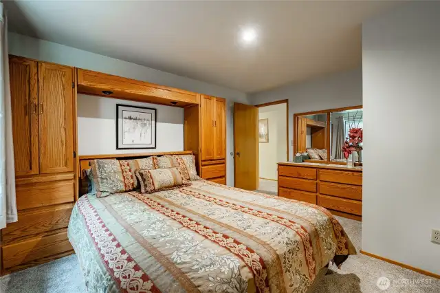 Another guest bedroom on the lower level.