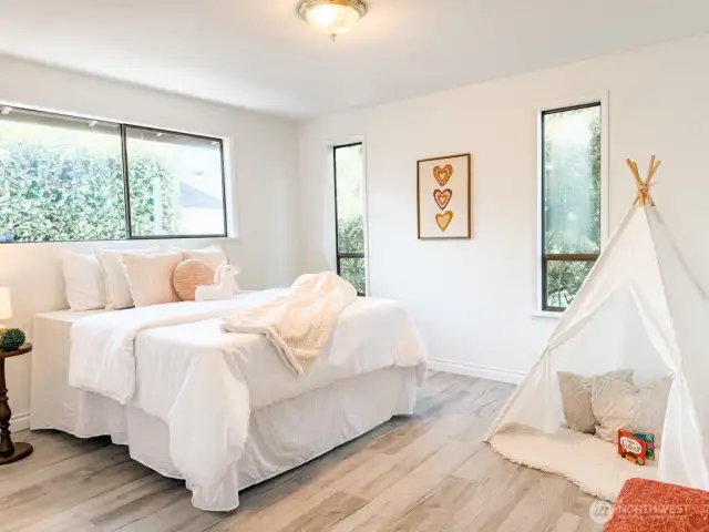 Enjoy the convenience of a well-sized second bedroom that adapts to your changing needs