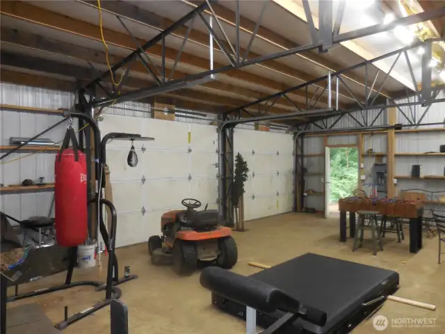 Inside that Huge Shop Garage, Wow!!