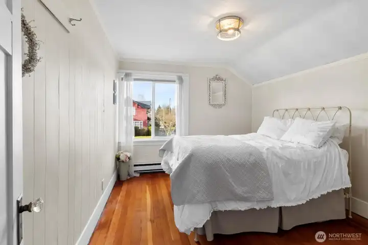 Bright secondary bedroom with versatile layout