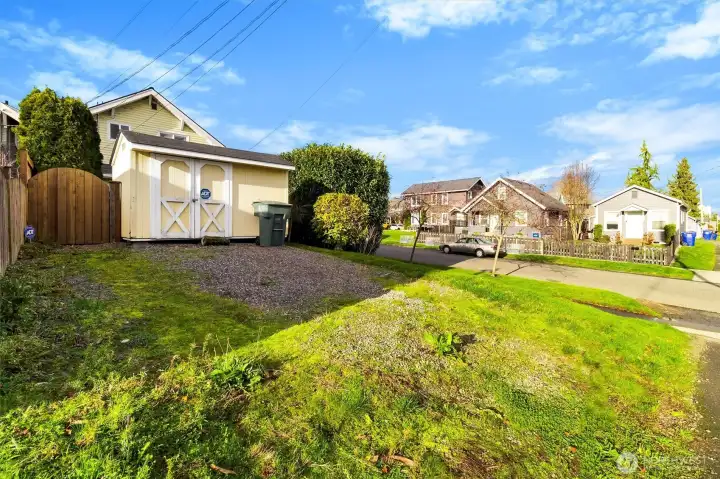 Storage shed for tools, gear, or hobbies