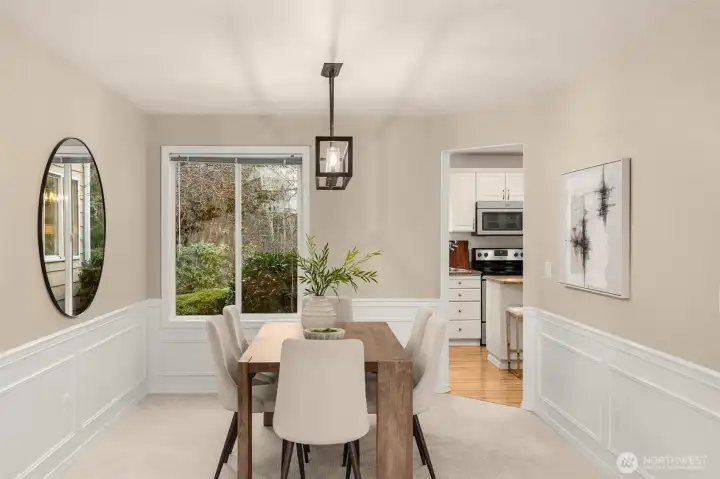 Updated dining room
