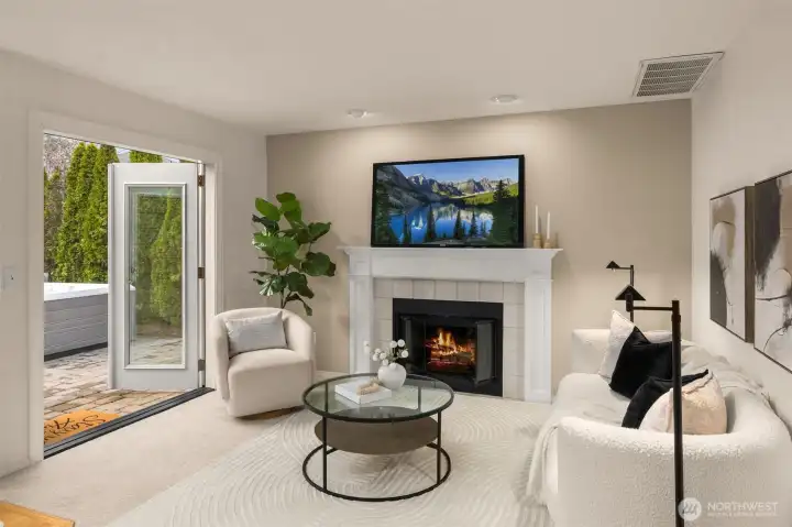 The living room is the heart of the home