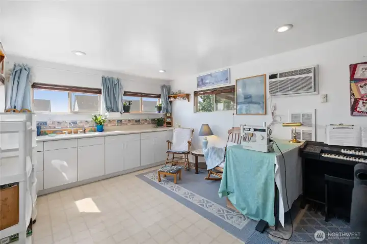 Inside the 240 sq ft ADU.