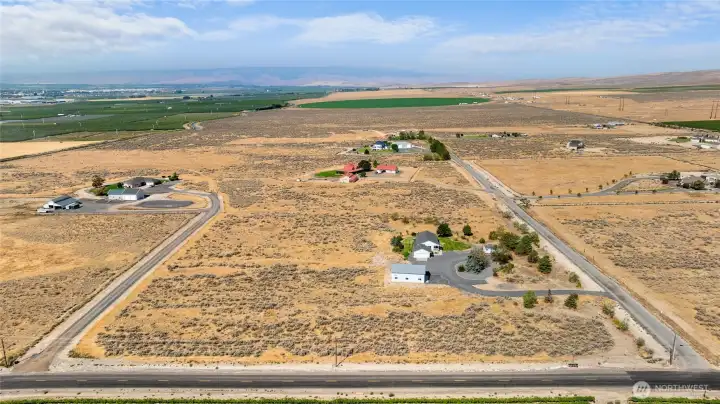 View of home and property looking West.