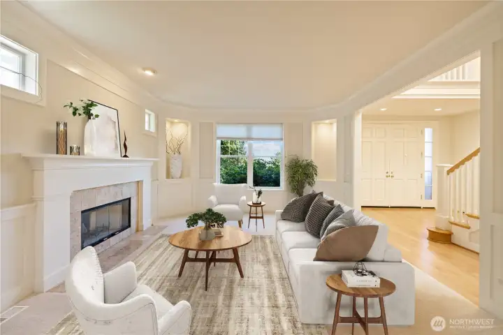 Formal room off right of entry way