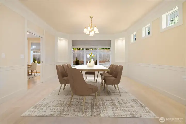 Formal dinning room