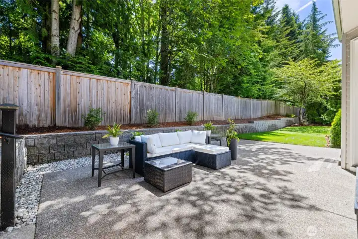Back patio