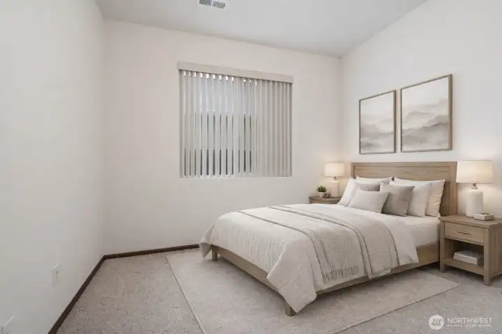 Cozy Bedroom #2 with Abundant Natural Light