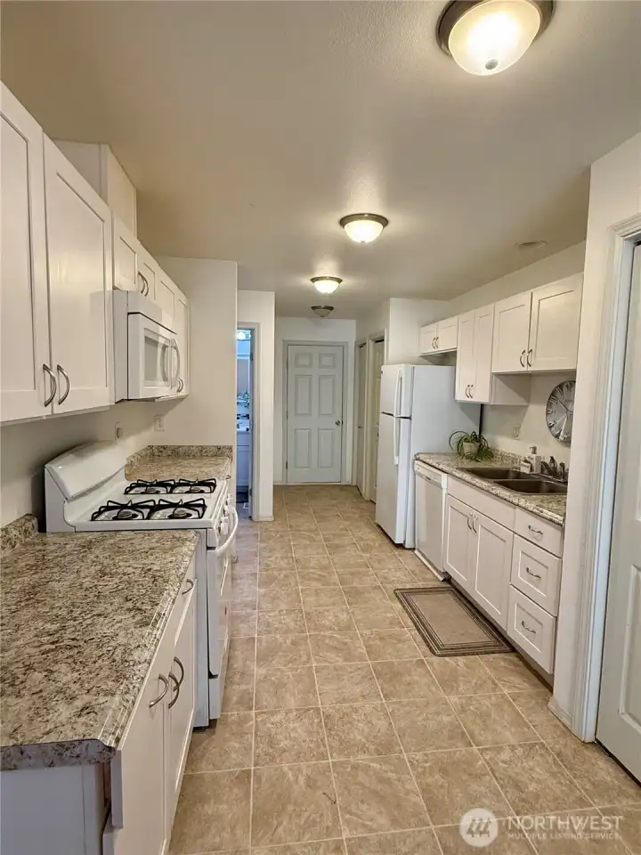 All new appliances and counters and cabinets in both units.