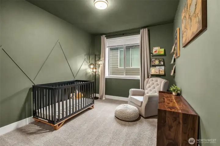 Upstairs hallway bedroom.