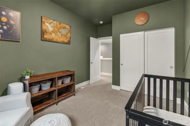 Upstairs hallway bedroom.
