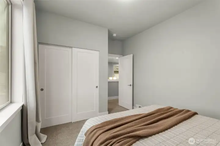 Upstairs hallway bedroom.