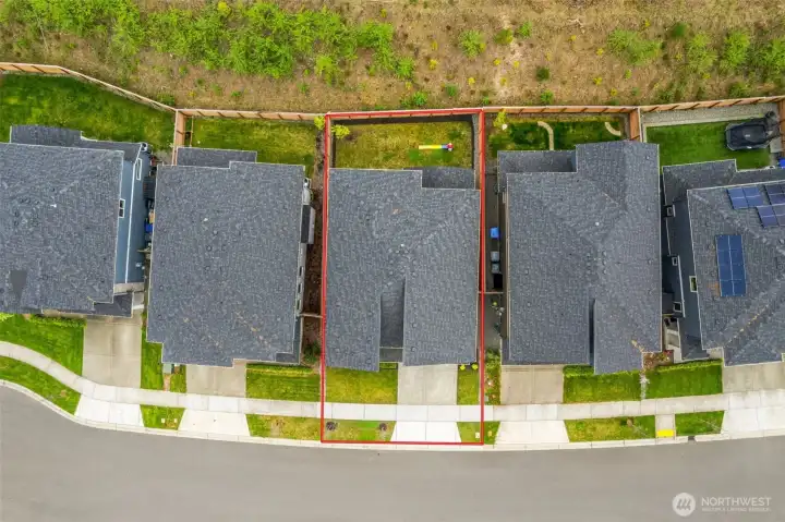 Private backyard retreat.