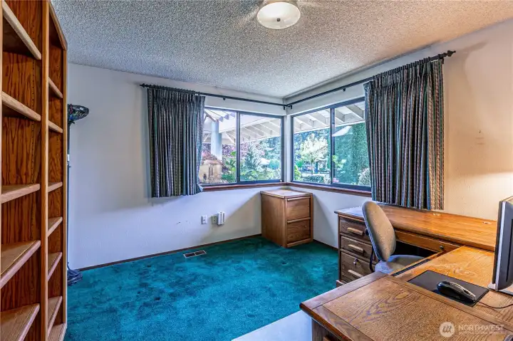 Main floor bedroom or dedicated office