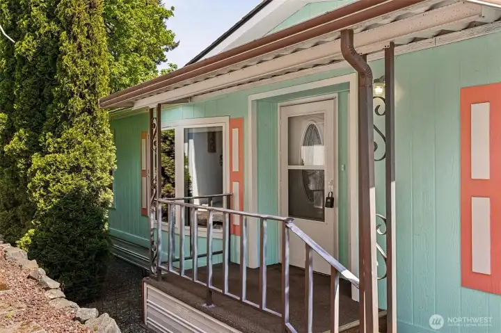 Covered front porch
