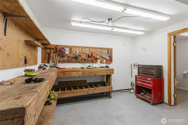 Shop Area w/ Bathroom
