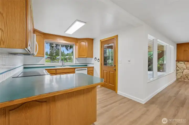 Upstairs kitchen