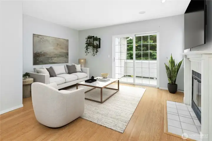 Virtually Staged - Spacious living area with an open floor plan, perfect for everyday living and entertaining. Virtually Staged - Spacious living area with an open floor plan, perfect for everyday living and entertaining.