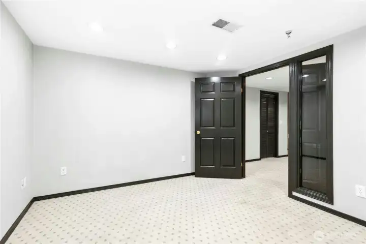 Alternate view of the additional finished room. Alternate view of the additional finished room.