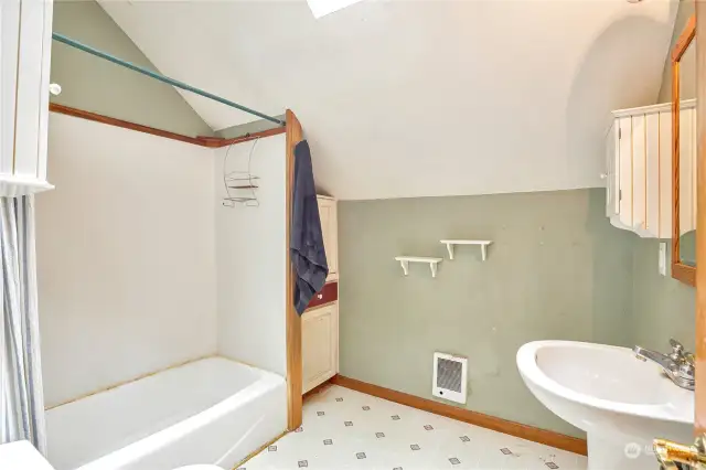 The attached full bathroom!