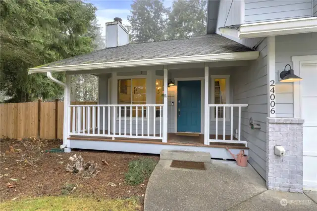 Covered front porch