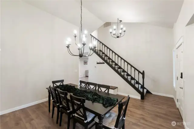 Brand new carpet on the stairs and upper hallway