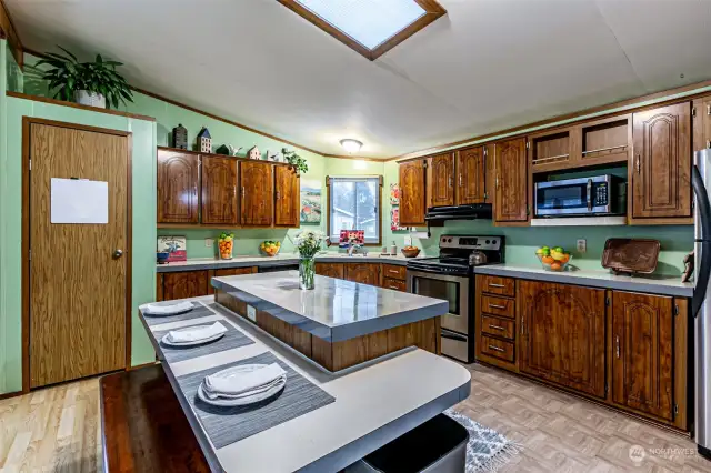 Spacious kitchen