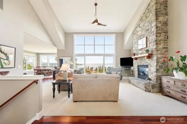 You are greeted by the incredible view as soon as you walk in the door.