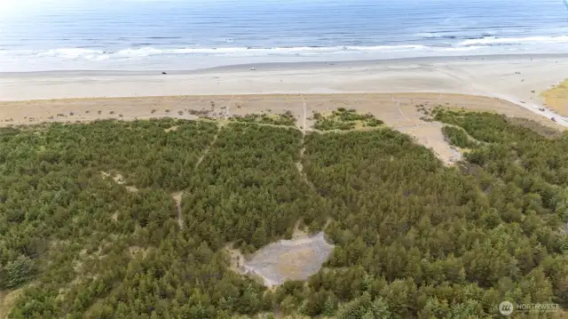 Drone View - Path to the beach & 2nd parcel view