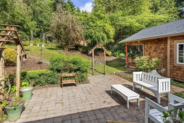 Back Bricked Patio