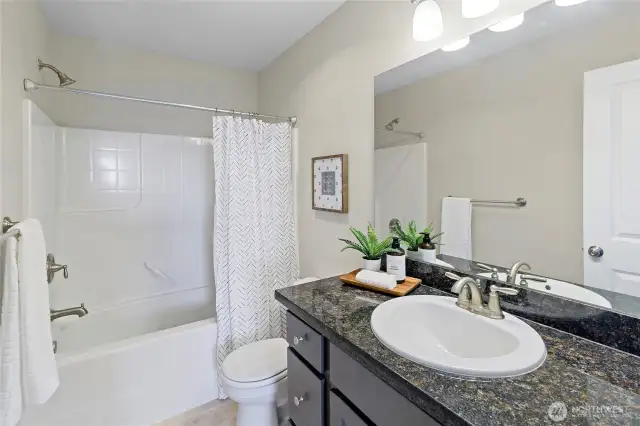 full bath on upper level