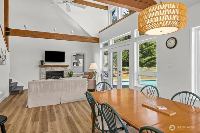 Open concept living room