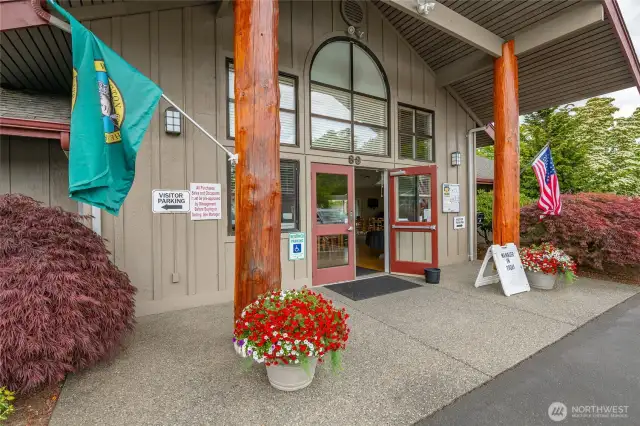 Entrance to Clubhouse
