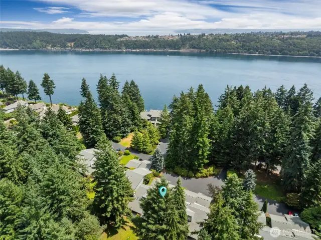 You can see how close you are to the community waterfront.