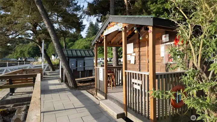 Harbormaster Shack (with ice cream!)