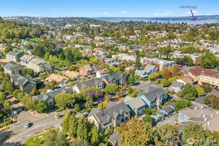 At the crossroads of it all, this home sits minutes from Beacon Hill, the trails of Cheasty Greenspace, and the   buzz of downtown Columbia City. Grab your morning coffee at a local café, hop the LINK light rail for an easy ride into downtown Seattle, or zip across the I-90 floating bridge to the Eastside. With parks, shops, and neighborhood eats at your fingertips, this spot blends urban convenience with outdoor adventure—right outside your door!