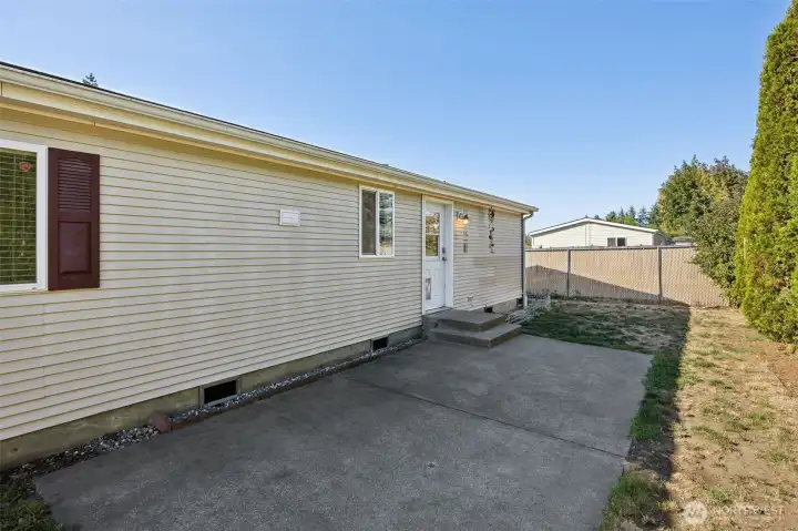 large patio