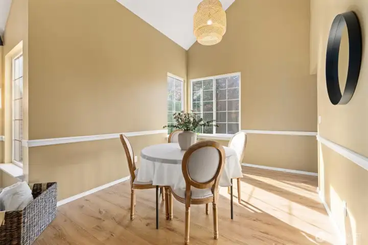 Great space for your dining room table