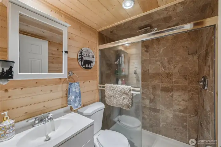 3/4 bathroom.