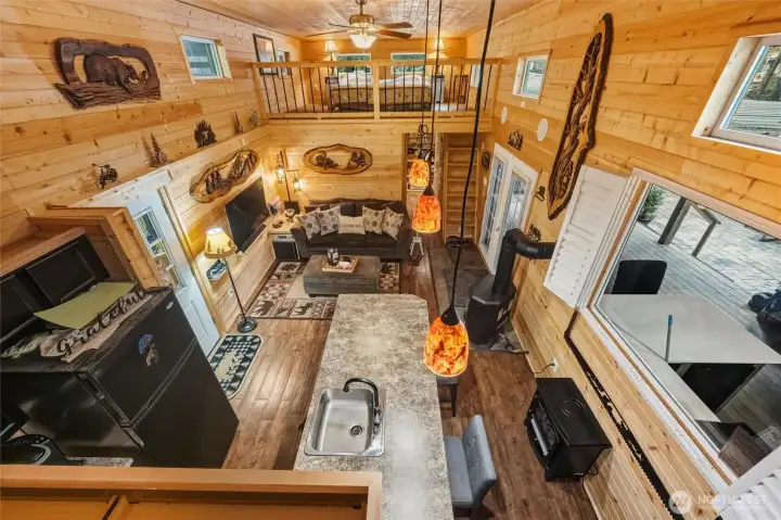 View from second loft.