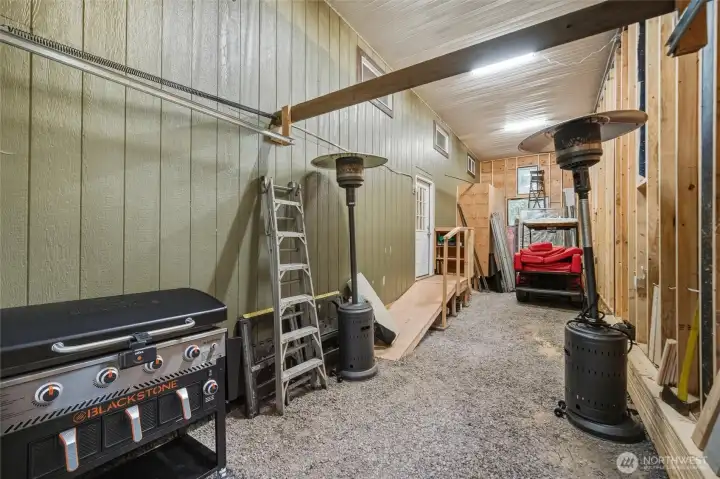 Garage. Tons of storage!