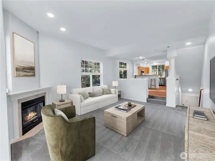 Virtually staged for visual inspiration only.