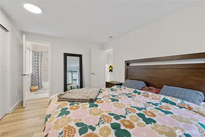 Primary bedroom with ensuite bath