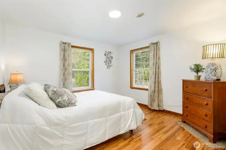 another view from the door of the primary bedroom